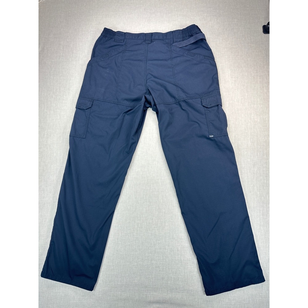 5.11 Tactical Cargo Pants Mens 40x34 Blue 74273 Ripstop Tactical Series EUC - Picture 5 of 12